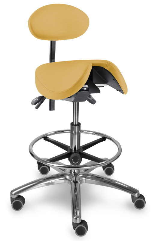 Zdravotnická židle se sedlovým opěradlem 1215 S DENT, čalounění ONE, AQUA CLEAN, XTREME 9