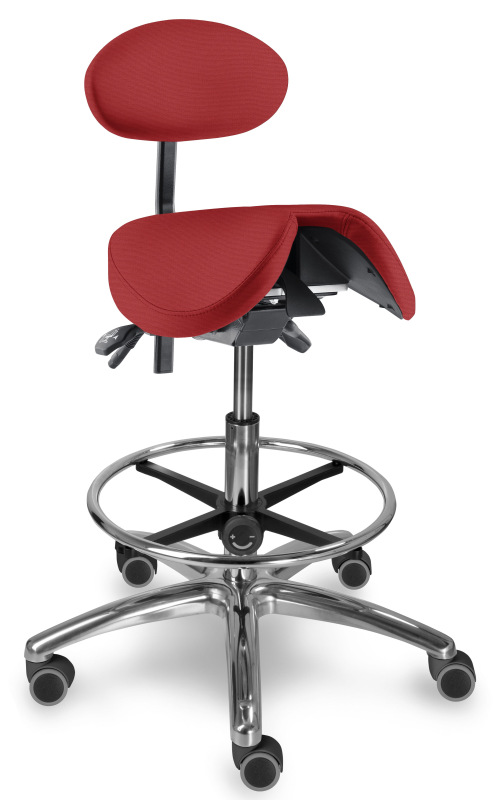 Zdravotnická židle se sedlovým opěradlem 1215 S DENT, čalounění ONE, AQUA CLEAN, XTREME 3