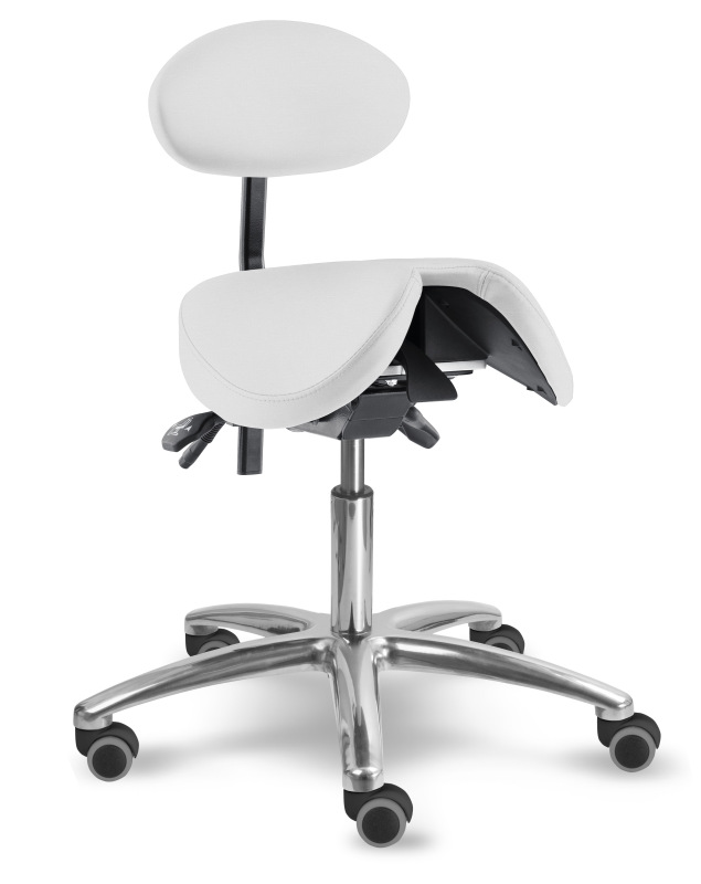 Zdravotnická židle se sedlovým opěradlem 1215 S DENT, čalounění ONE, AQUA CLEAN, XTREME 17