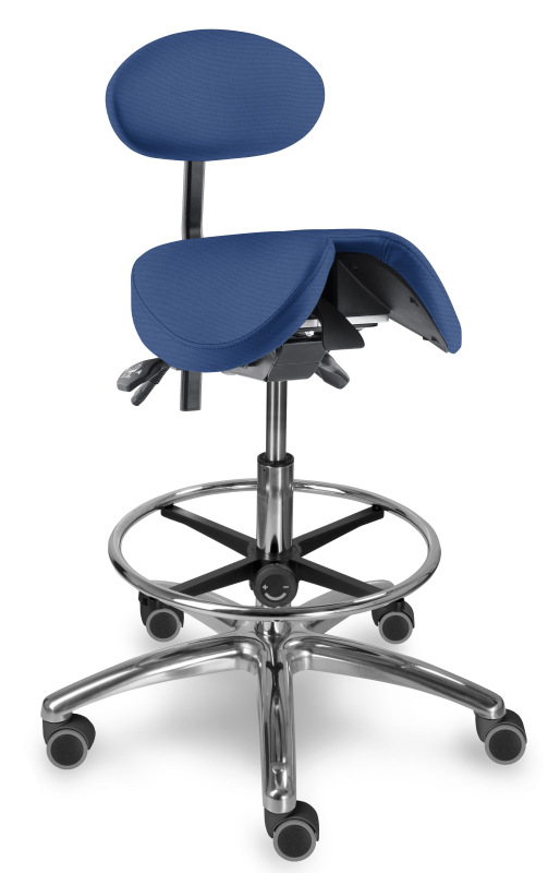 Zdravotnická židle se sedlovým opěradlem 1215 S DENT, čalounění ONE, AQUA CLEAN, XTREME 4