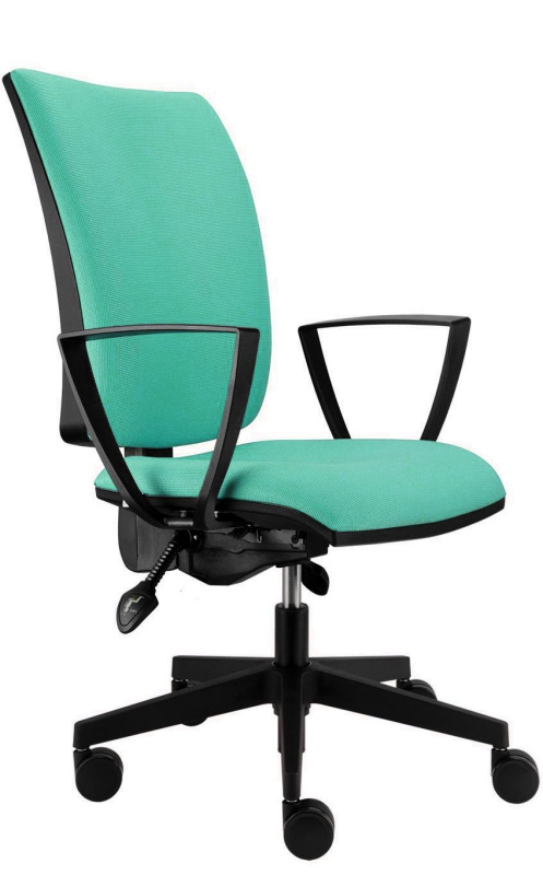 Kancelárska stolička LARA čalúnenie KOŽENKA Silvertex, Valencia 11