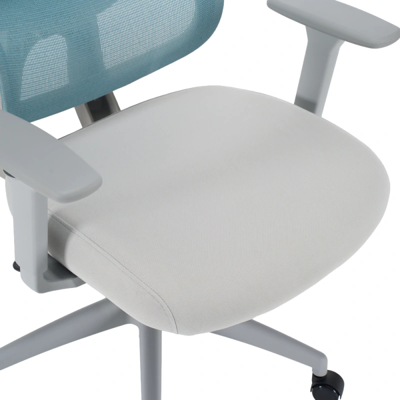 Kancelářské křeslo, neomint/světle šedá/šedá, ERMEN 8