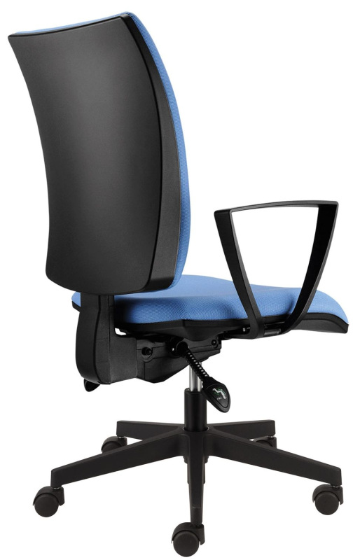 Kancelárska stolička LARA čalúnenie KOŽENKA Silvertex, Valencia 3