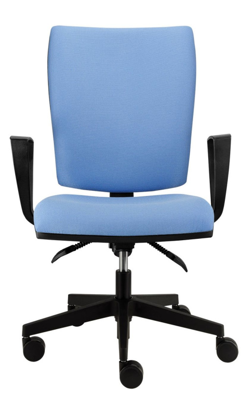 Kancelárska stolička LARA čalúnenie KOŽENKA Silvertex, Valencia 2