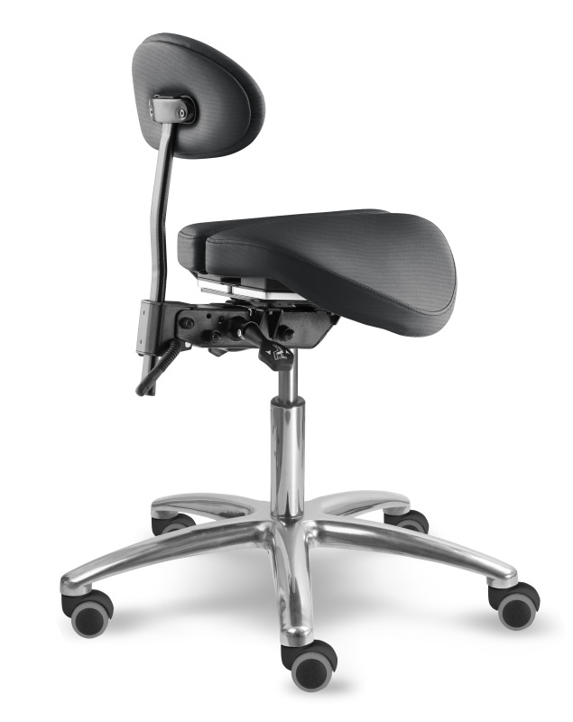 Zdravotnická židle se sedlovým opěradlem 1215 S DENT, čalounění ONE, AQUA CLEAN, XTREME 14