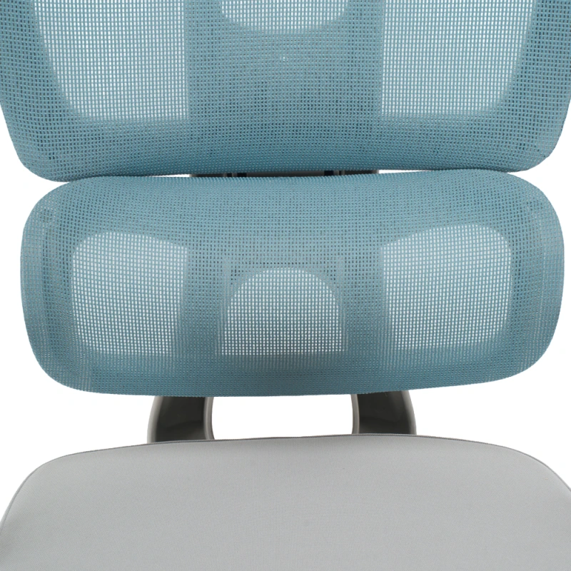 Kancelářské křeslo, neomint/světle šedá/šedá, ERMEN 7