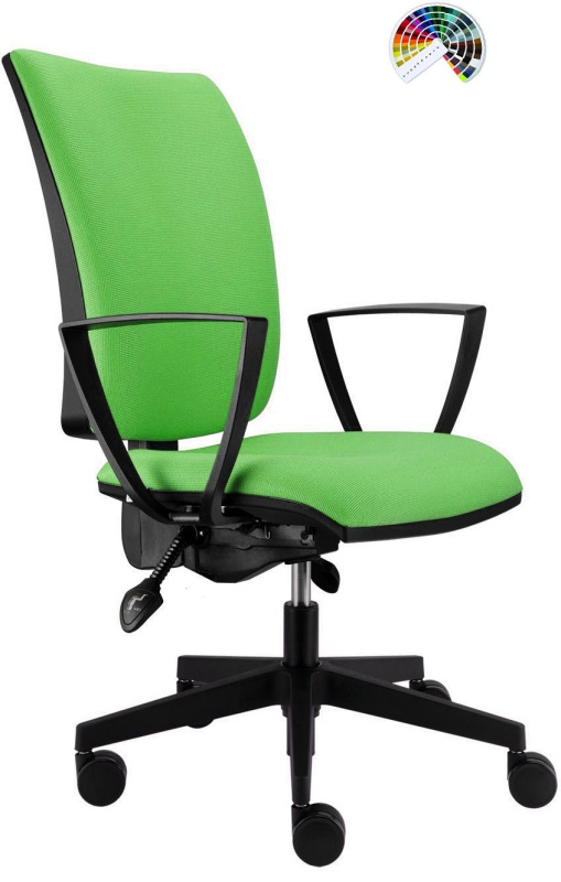 Kancelárska stolička LARA čalúnenie KOŽENKA Silvertex, Valencia 10