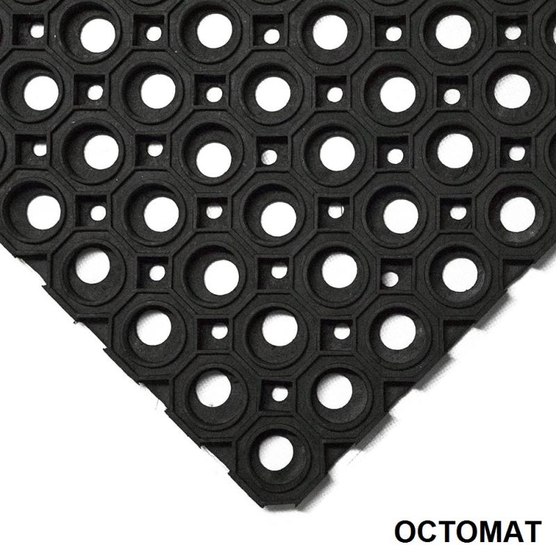 COBA Vstupná čistiaca rohož RINGMAT HONEYCOMB OCTOMAT 40x60 cm čierna