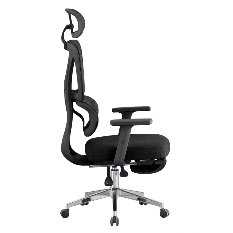 Kancelárske kreslo, čierna/chróm, DEMOS 2