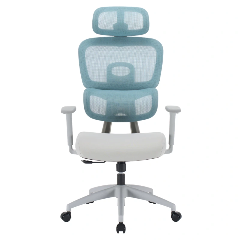 Kancelářské křeslo, neomint/světle šedá/šedá, ERMEN 11