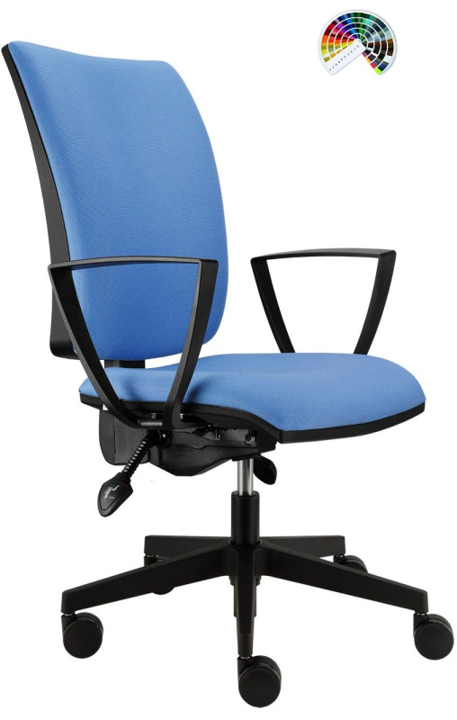 Kancelárska stolička LARA čalúnenie KOŽENKA Silvertex, Valencia 8