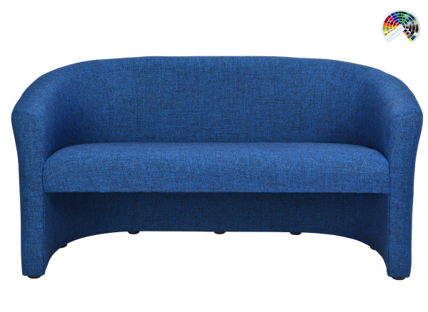 Kancelárska sedačka KELLY 3-sedák čalúnenie KOŽENKA Arizona