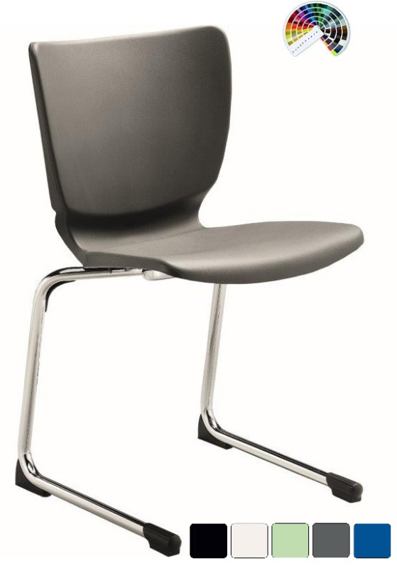 Jedálenská a študentská stolička MONO plast