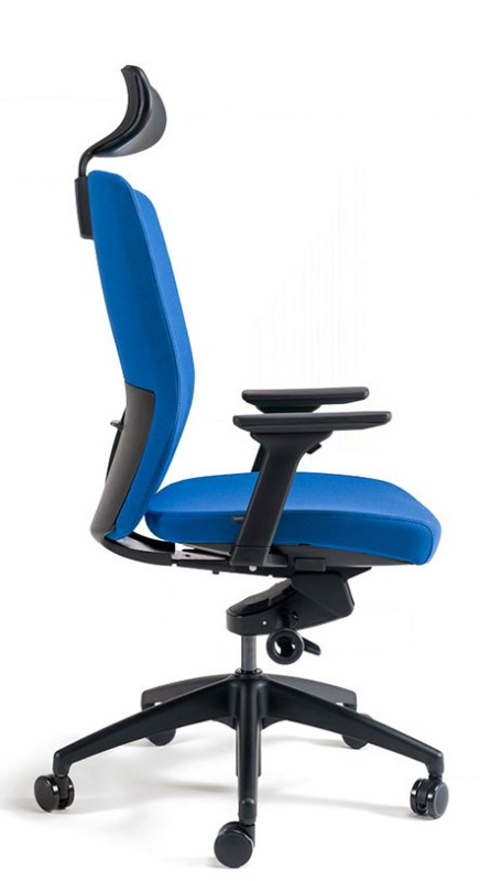 OFFICE PRO bestuhl Kancelárska stolička J2 BLACK SP modrá 1