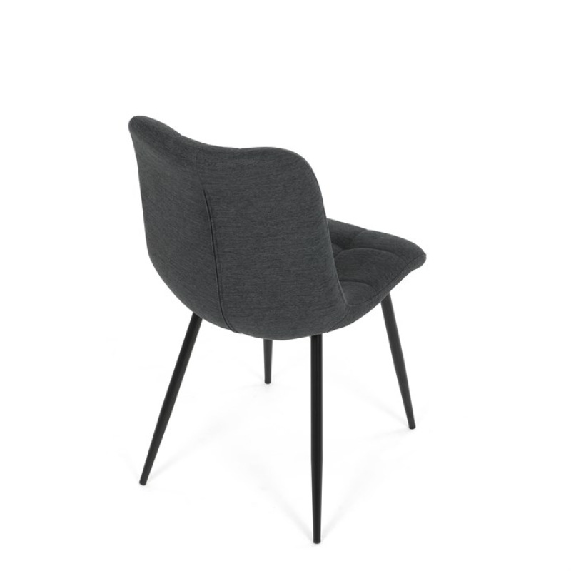 Jídelní židle, šedá, látka, DCL-193 GREY2 20