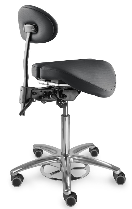 Zdravotnická židle se sedlovým opěradlem 1215 S CLEAN, čalounění ONE, AQUA CLEAN, XTREME 2