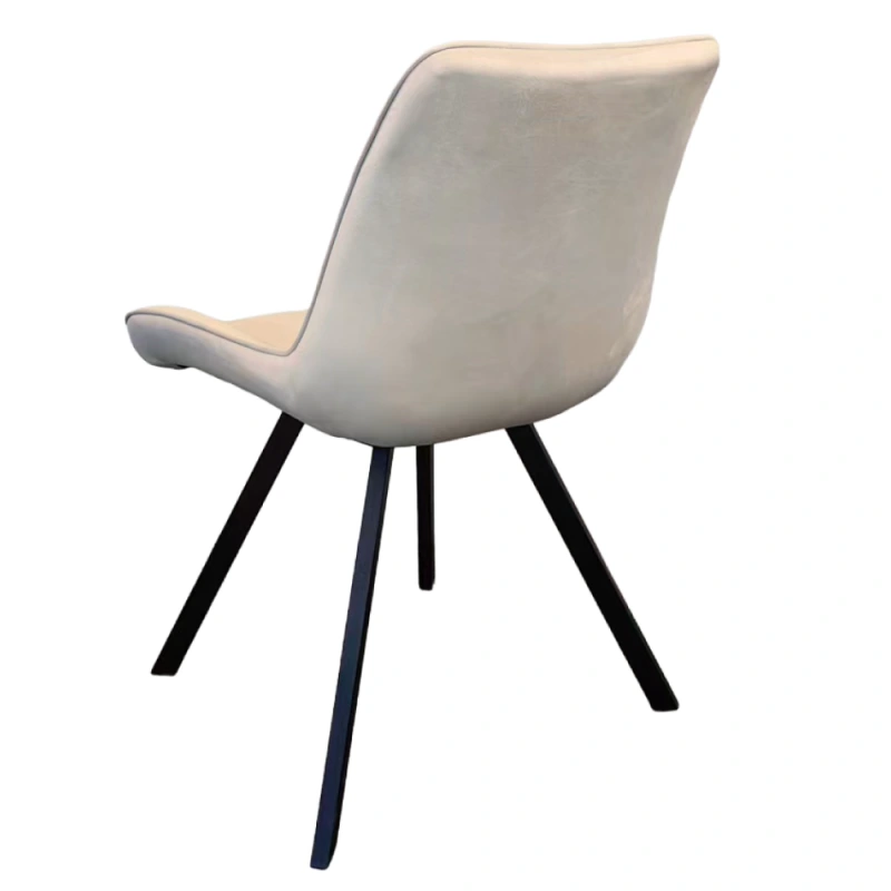 Jídelní židle, béžová Velvet látka/ černá, SAMIRA 4