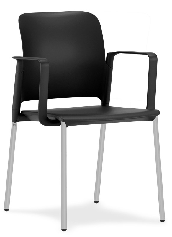 MAYER Konferenčná stolička do čakárne CLASS3 čalúnenie MEDIFLEX SILVERTEX koženka 15