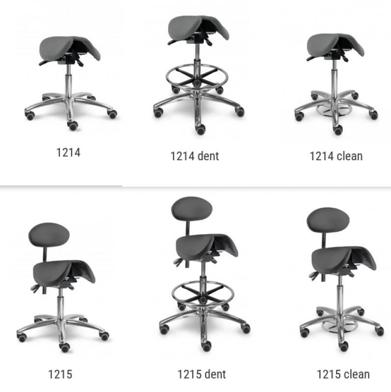 Zdravotnická židle se sedlovým opěradlem 1215 S CLEAN, čalounění ONE, AQUA CLEAN, XTREME 14