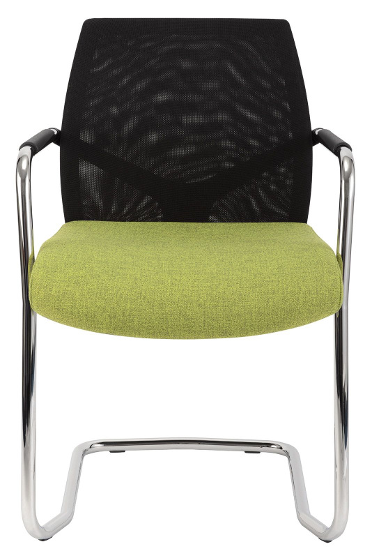 Konferenčná stolička GAME PROKUR VIP sieť čalúnenie KOŽENKA Silvertex, Valencia 3