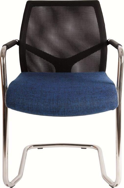 Konferenčná stolička GAME PROKUR VIP sieť čalúnenie KOŽENKA Silvertex, Valencia 6