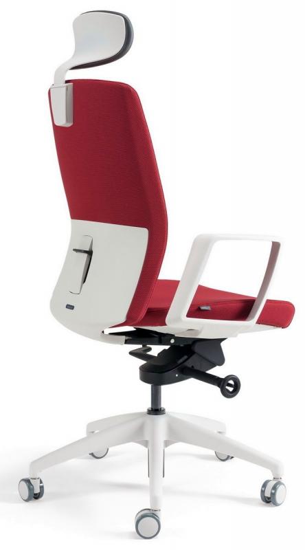 OFFICE PRO bestuhl Kancelářská židle J2 WHITE SP červená