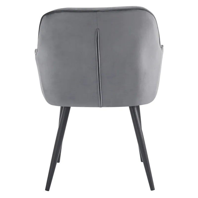 Designové křeslo, šedá Velvet látka, VERIO 3
