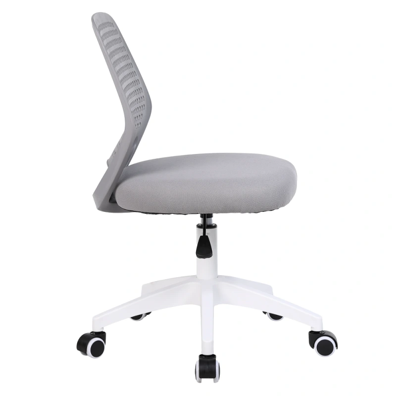 Otočná stolička, sivá/biela, SATOZ 11