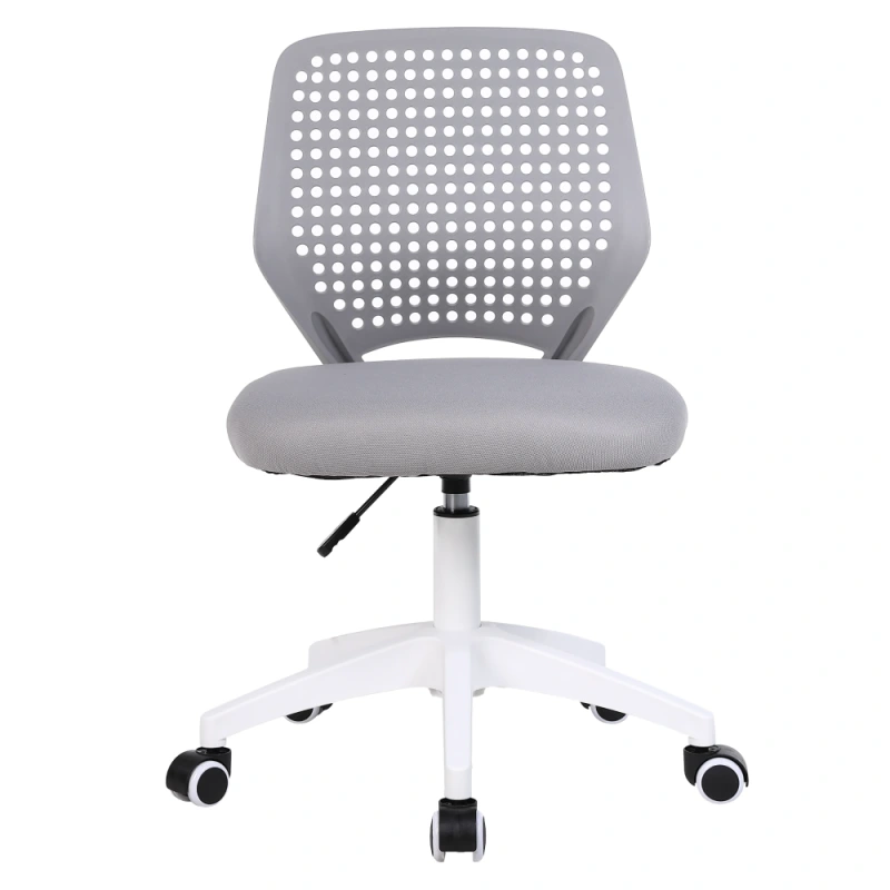 Otočná stolička, sivá/biela, SATOZ 10