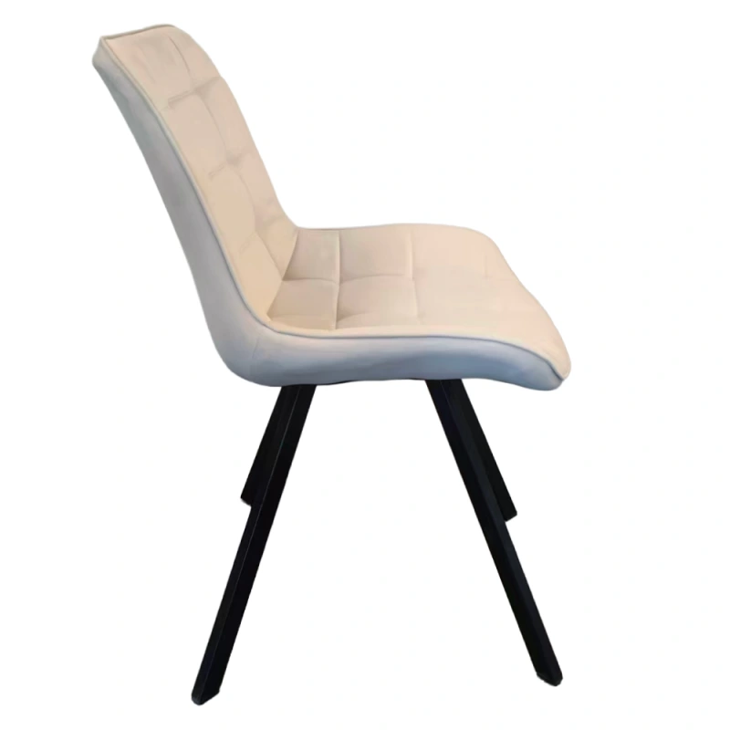 Jídelní židle, béžová Velvet látka/ černá, SAMIRA 5