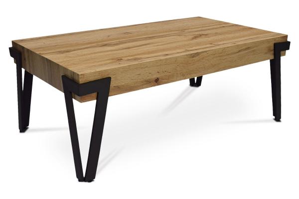 Konferenčný stolík AHG-263 OAK, 112x62x43 cm, doska MDF, dekor divoký dub