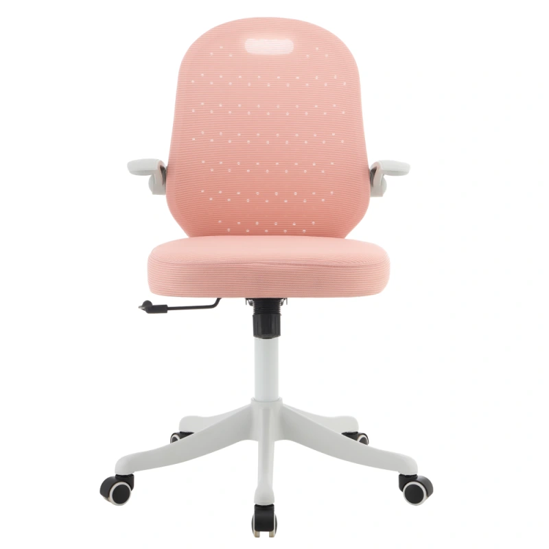 Otočná stolička, ružová/biela, TARIA 2