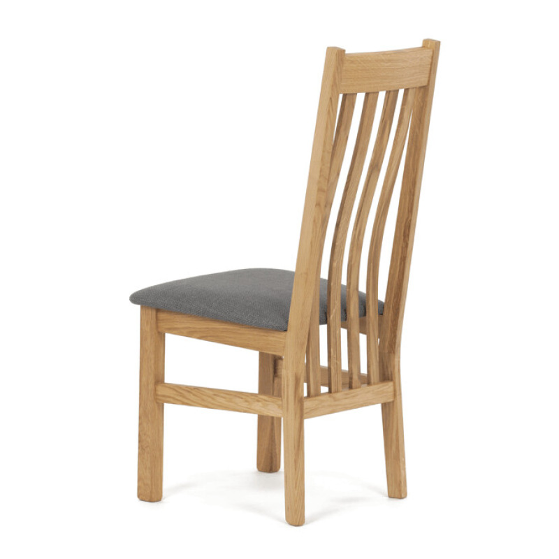 Jídelní židle, přírodní, masiv, C-2100 GREY2 3