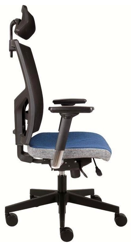 Kancelárska stolička GAME ŠÉF VIP čalúnenie KOŽENKA Silvertex, Valencia 18