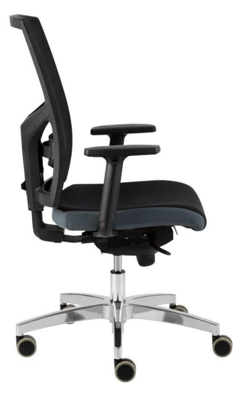 Kancelárska stolička GAME ŠÉF VIP čalúnenie KOŽENKA Silvertex, Valencia 1