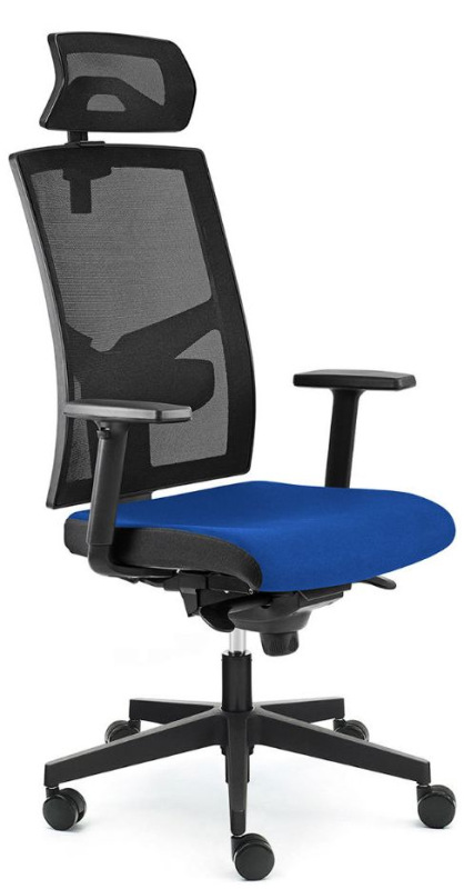 Kancelárska stolička GAME ŠÉF VIP čalúnenie KOŽENKA Silvertex, Valencia 13