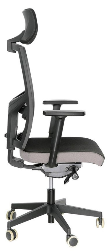 Kancelárska stolička GAME ŠÉF VIP čalúnenie KOŽENKA Silvertex, Valencia 9