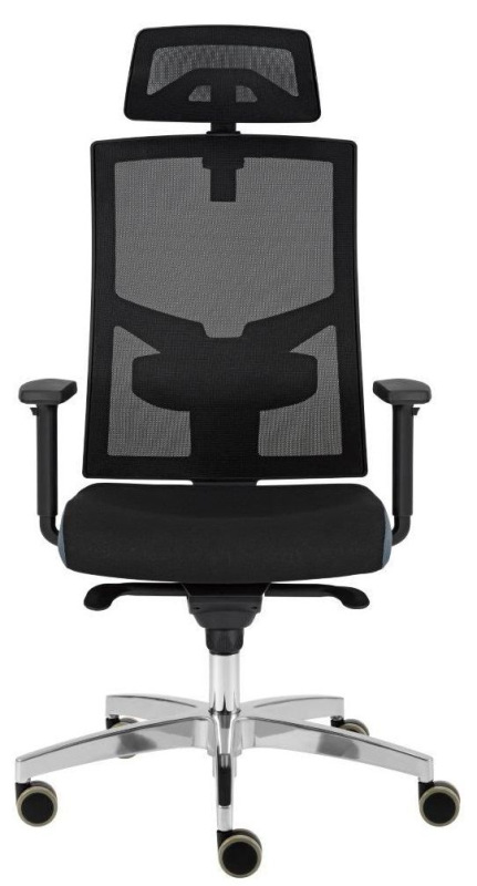 Kancelárska stolička GAME ŠÉF VIP čalúnenie KOŽENKA Silvertex, Valencia 5