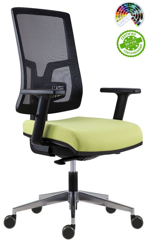Kancelářská židle 1690 SYN SL NEW PURE PDH, čalounění MEDITAP (umělá kůže)
