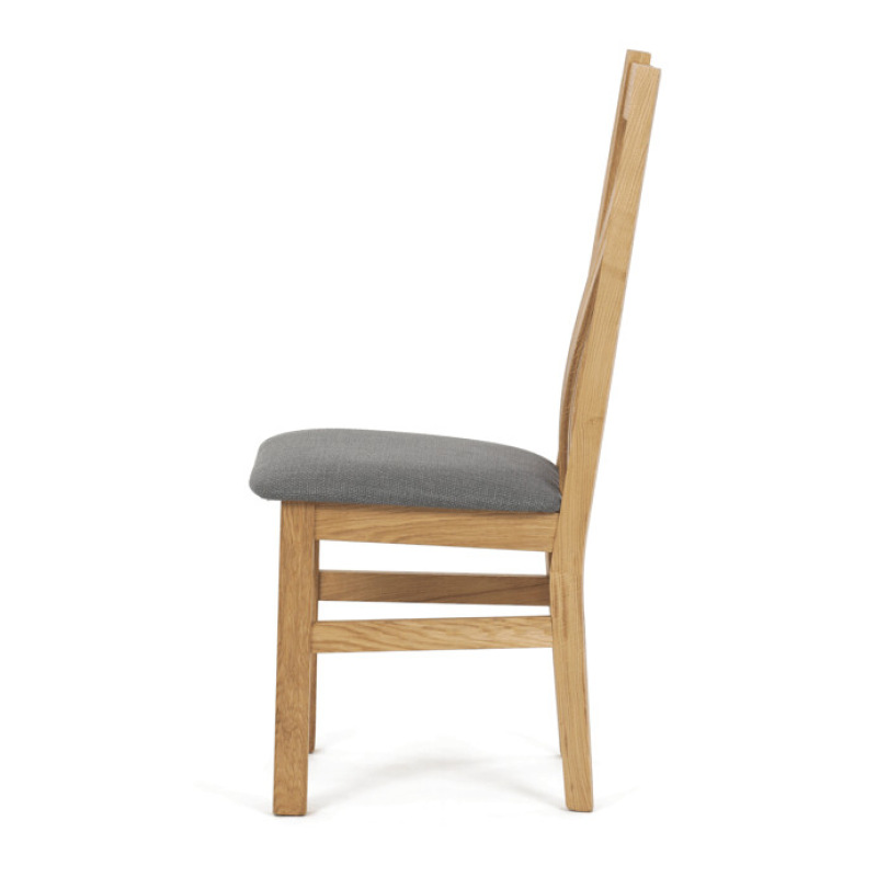 Jídelní židle, přírodní, masiv, C-2100 GREY2 2