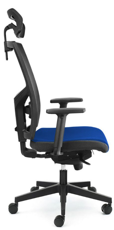 Kancelárska stolička GAME ŠÉF VIP čalúnenie KOŽENKA Silvertex, Valencia 14