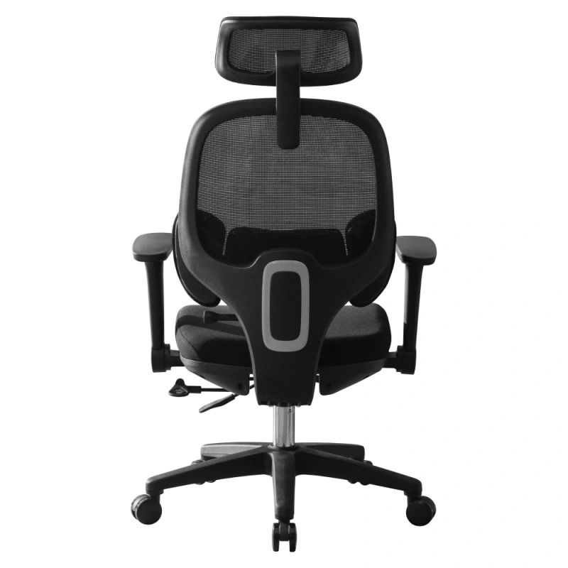 Kancelárske kreslo, čierna, ABRAMO 3