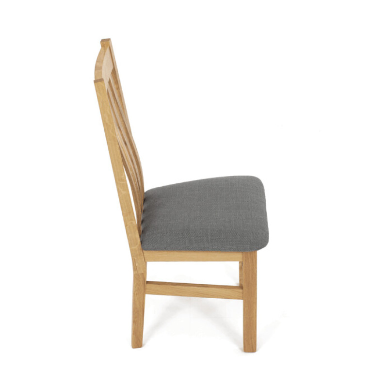 Jídelní židle, přírodní, masiv, C-2100 GREY2 7