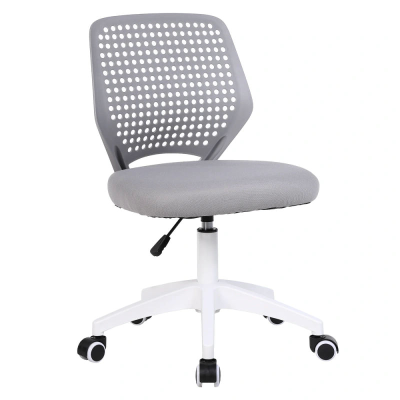 Otočná stolička, sivá/biela, SATOZ