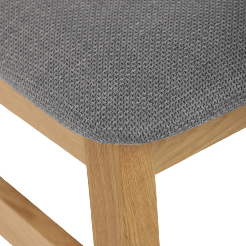 Jídelní židle, přírodní, masiv, C-2100 GREY2 10